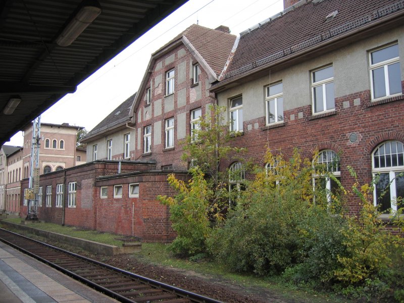 Der  Alte  Bahnhofsteil von 1880 ,Gleisseite.