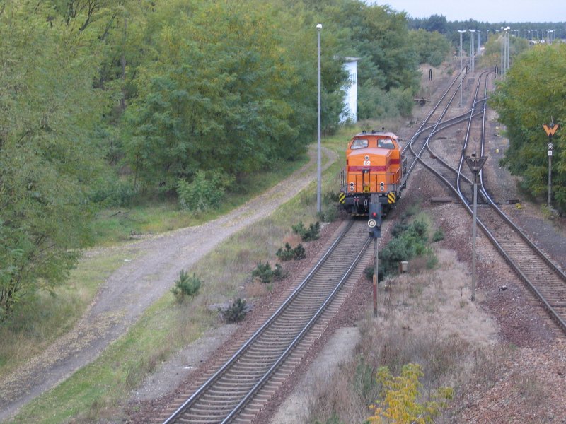 Lok 62 Rangiert im Werkbahnhof Ziltendorf